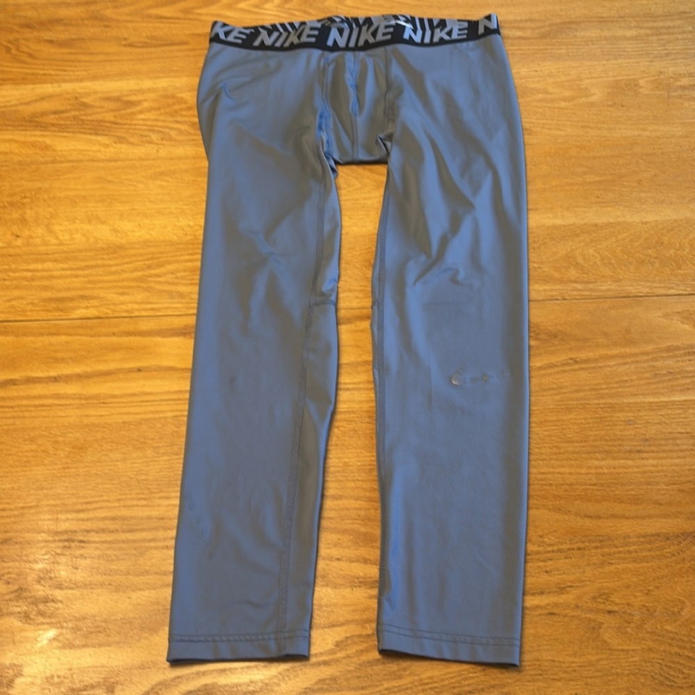 Nike Gray Leggings Athletic Fit